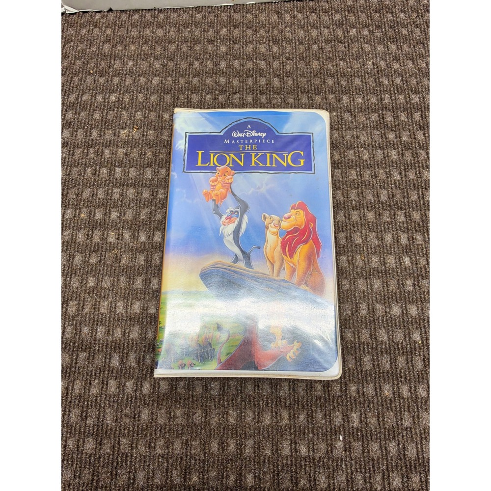Disney The Lion King VHS Walt Disney Masterpiece Collection 1994 Clamshell 2977